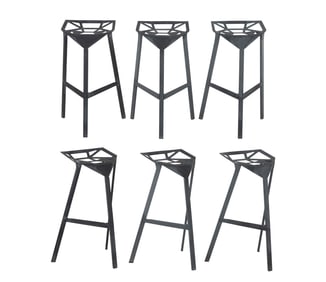 Konstantin Grcic x Magis "Stool One" Bar Stools, 6