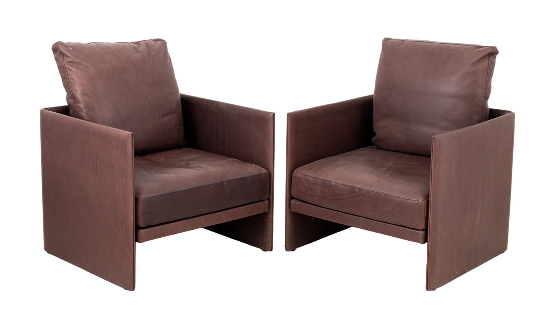 Mario Bellini x Cassina "Break" Leather Chairs, 2 (1 of 5)