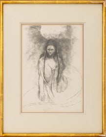 Odilon Redon "Buddha" Lithograph