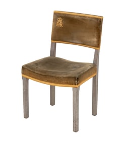 Queen Elizabeth II Limed Oak Coronation Chair