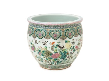 Chinese Famille Rose Porcelain Jardiniere