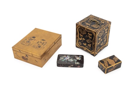Japanese Lacquerware Boxes, 4