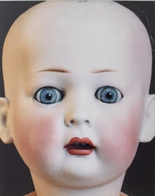 Corinna Holthusen Doll Head C-Print on Aluminium