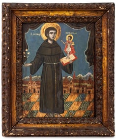 Byzantine Icon of Saint Anthony of Padua, 18th C.