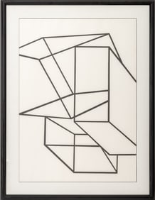 Al Held Untitled (Cubes) Lithograph, 1969