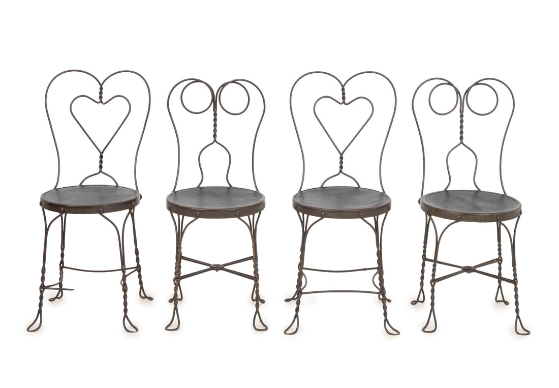 Wrought Iron Side Chairs, 4 (1 of 7)