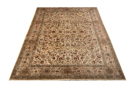 Persian Tabriz Carpet, 12' 10" x 9' 7"