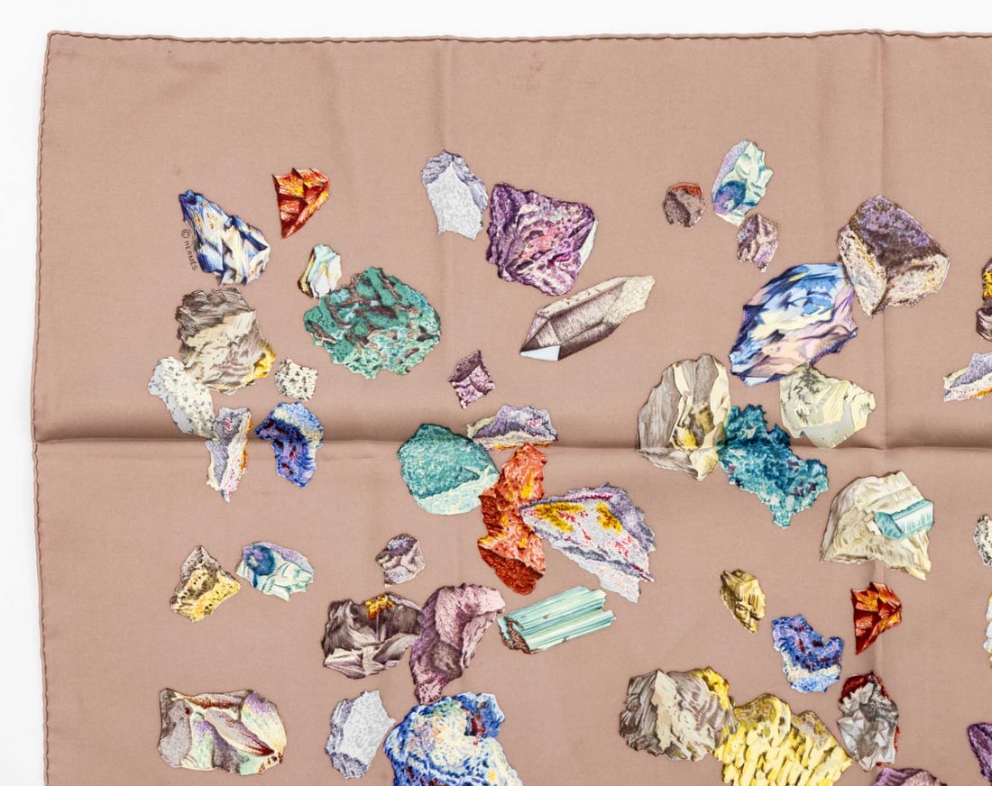 Hermes "Minervaux" Silk Scarf - 2