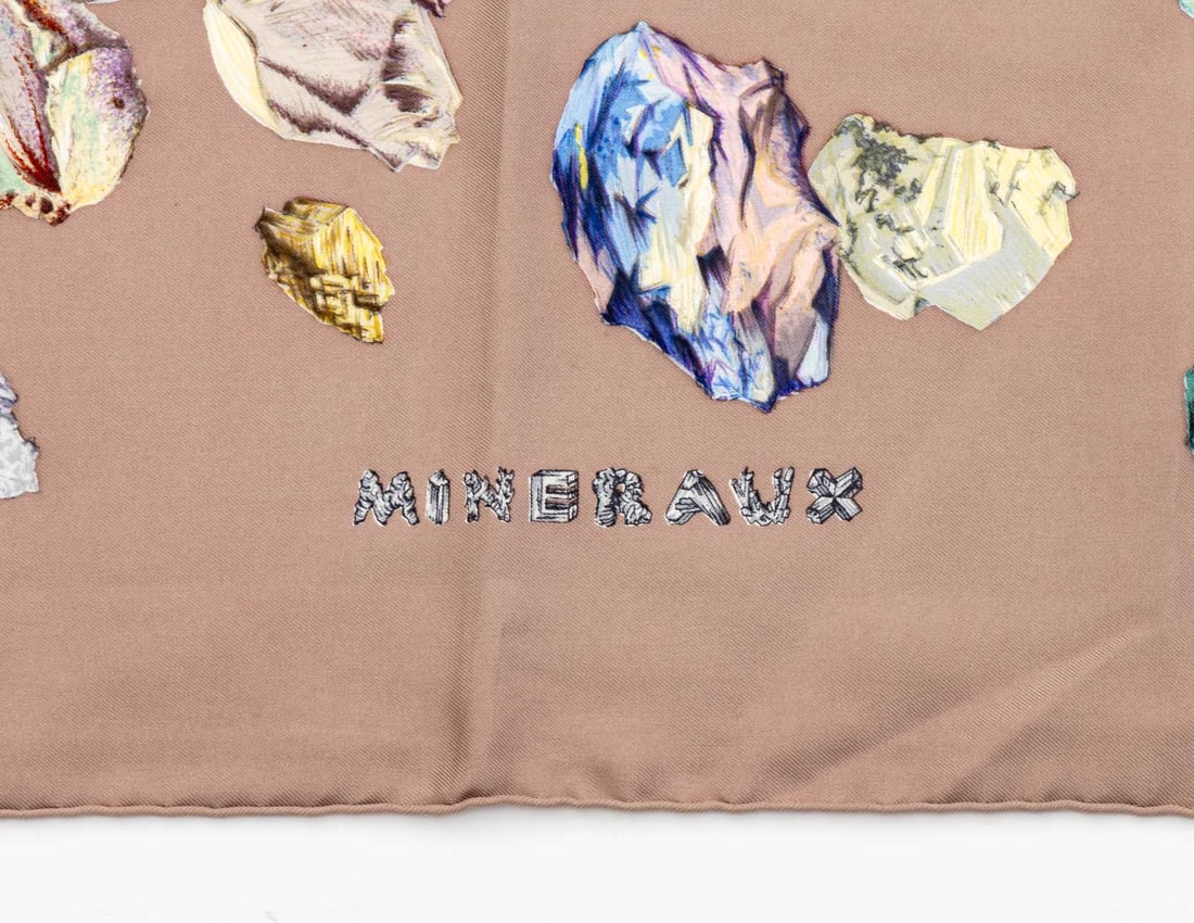 Hermes "Minervaux" Silk Scarf - 5