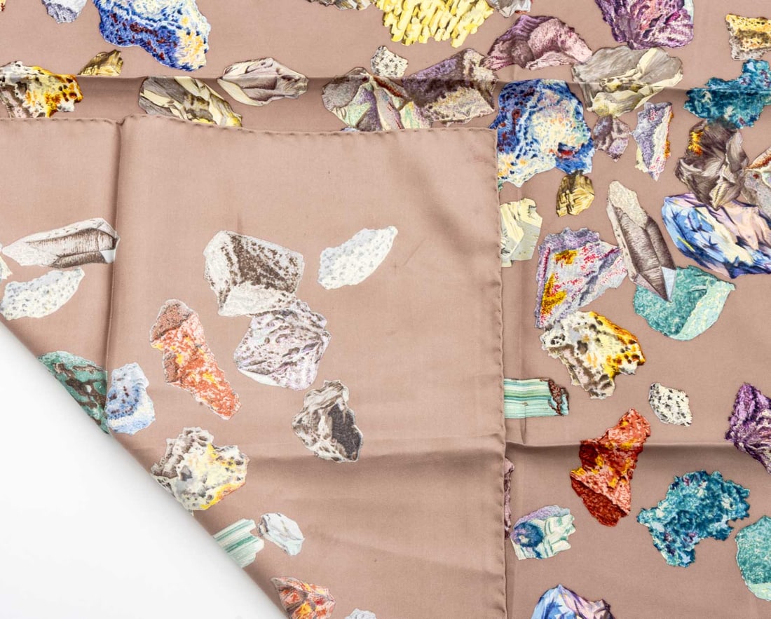 Hermes "Minervaux" Silk Scarf - 7