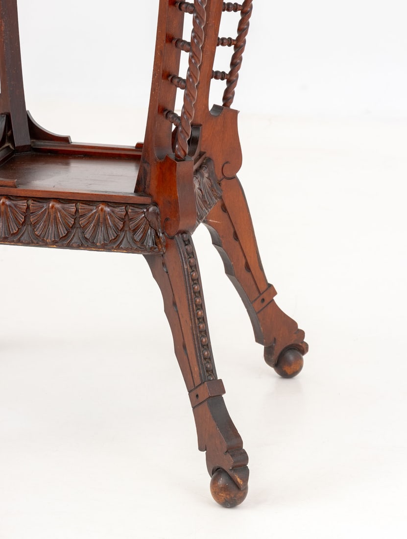 Aesthetic Movement Mahogany Side Table - 3