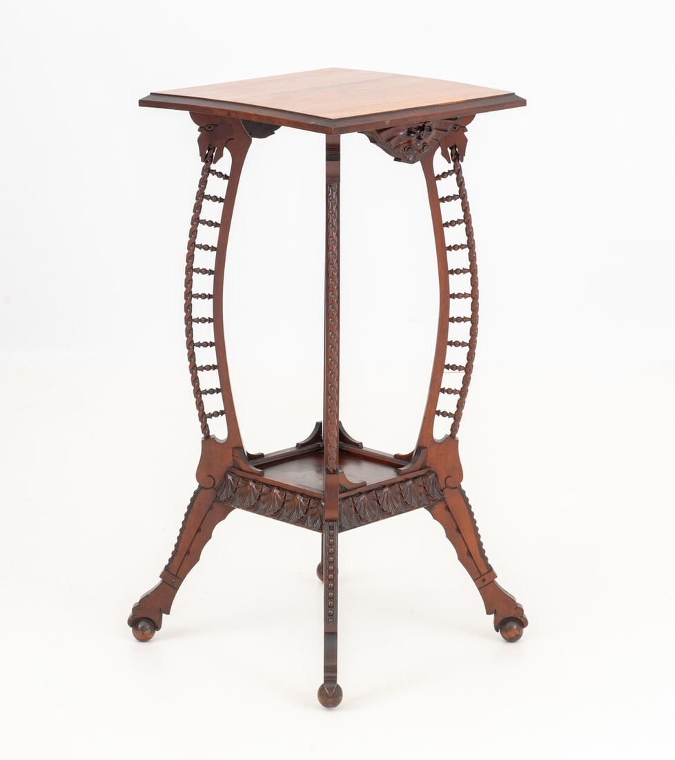 Aesthetic Movement Mahogany Side Table - 7