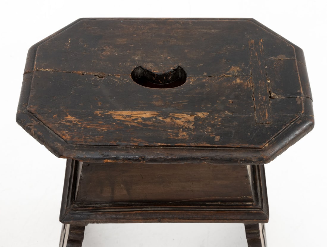 Renaissance Revival Walnut Stools, Pair - 5