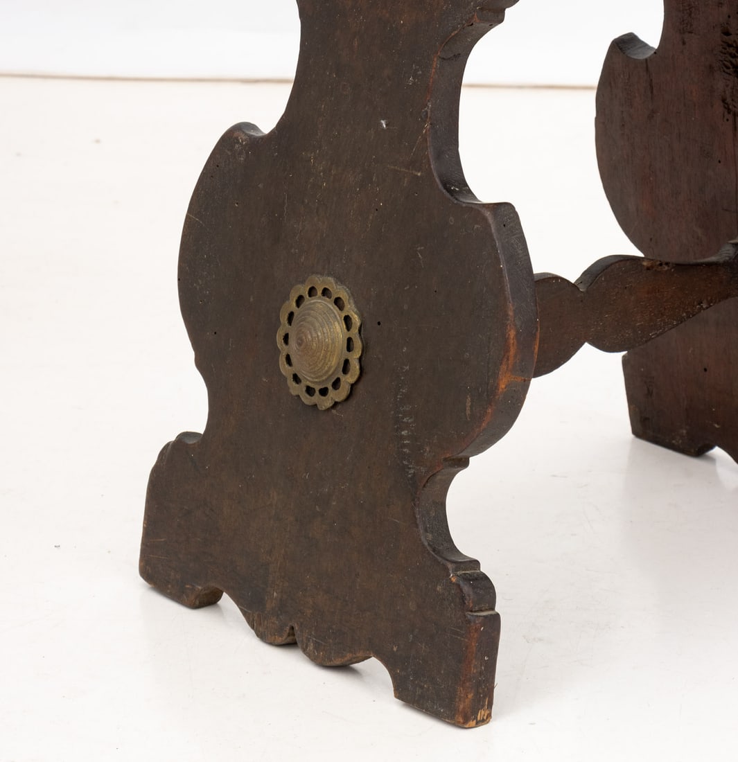 Renaissance Revival Walnut Stools, Pair - 7