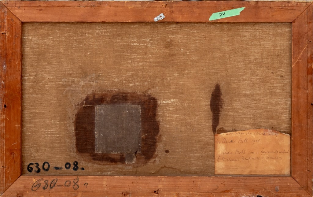 Andreas Roth Alpine Lake Oil on Canvas, 1908 - 6