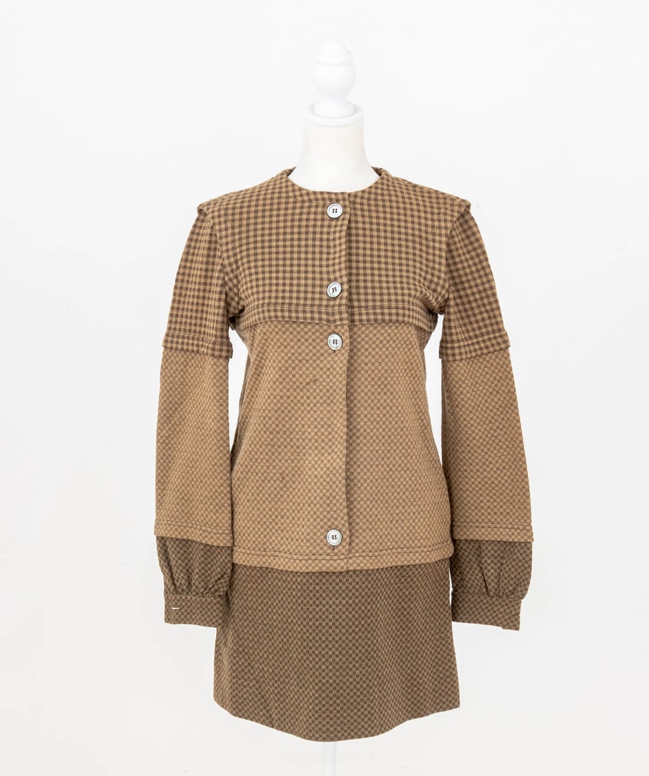 Rudi Gernreich x Harmon Knitwear Wool Shift Dress (1 of 8)