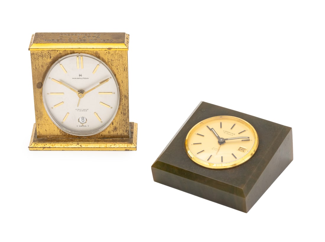 Hamilton, Etc. Desk Clocks, 2 (1 of 17)