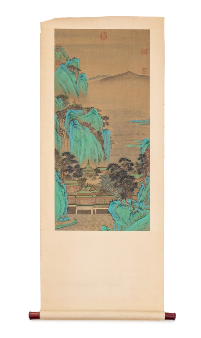 Chinese Landscape Scene Scroll Painting (1 of 10)