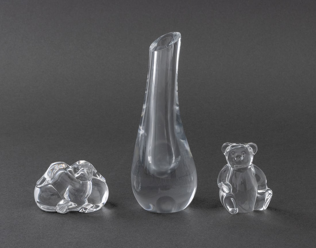 Baccarat & Steuben Crystal Ornaments, 3 (1 of 14)