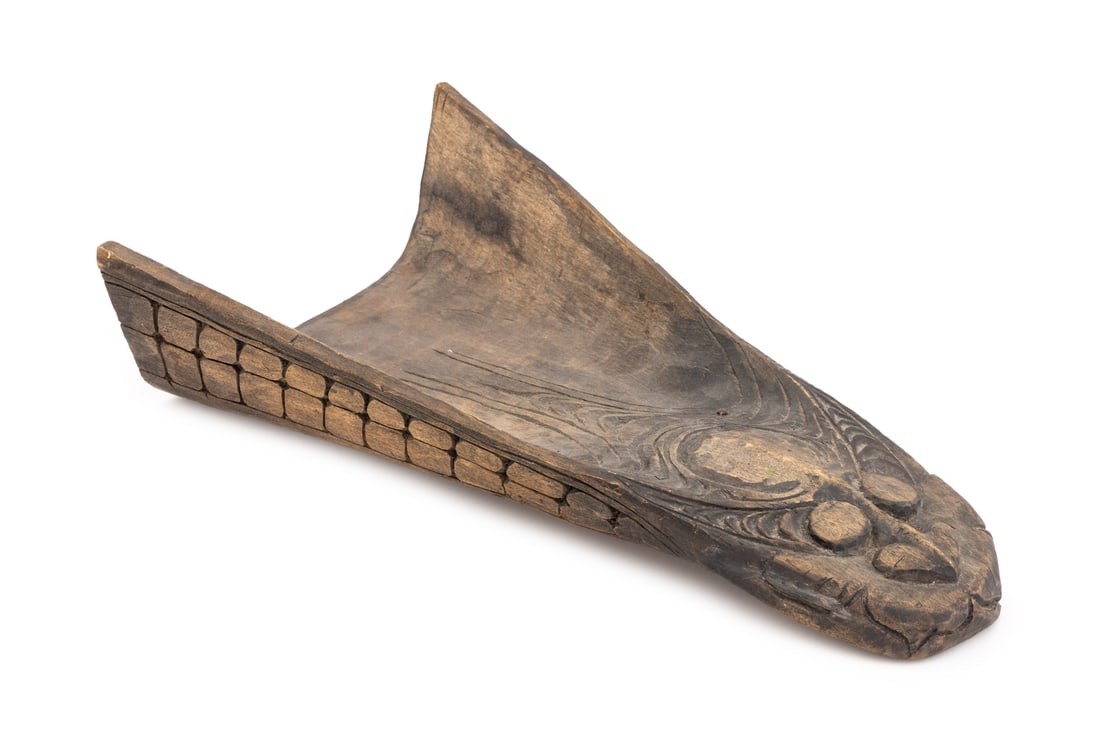 Papua New Guinea Sepik River Crocodile Canoe Prow (1 of 8)