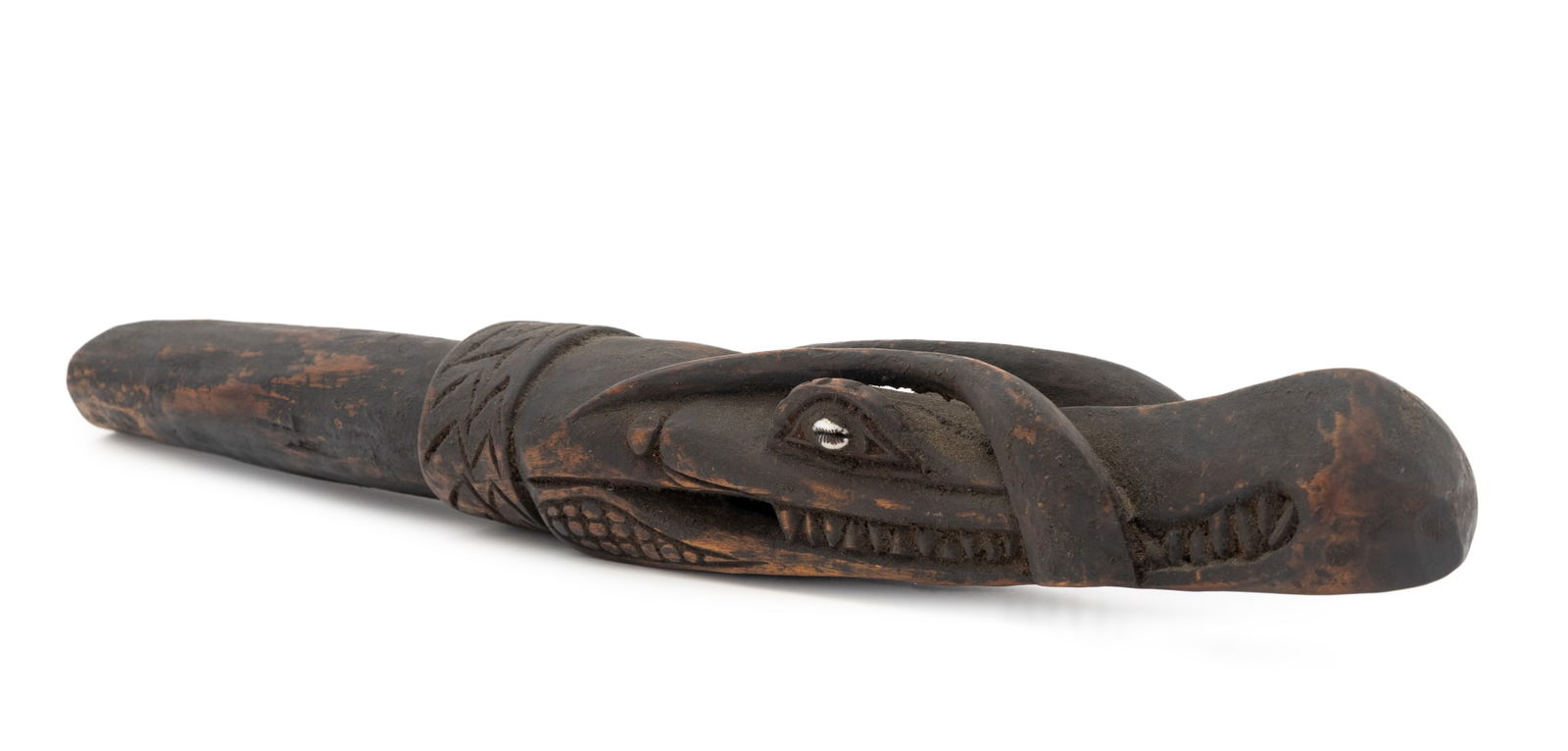 Papua New Guinea Sepik River Crocodile Carving (1 of 7)