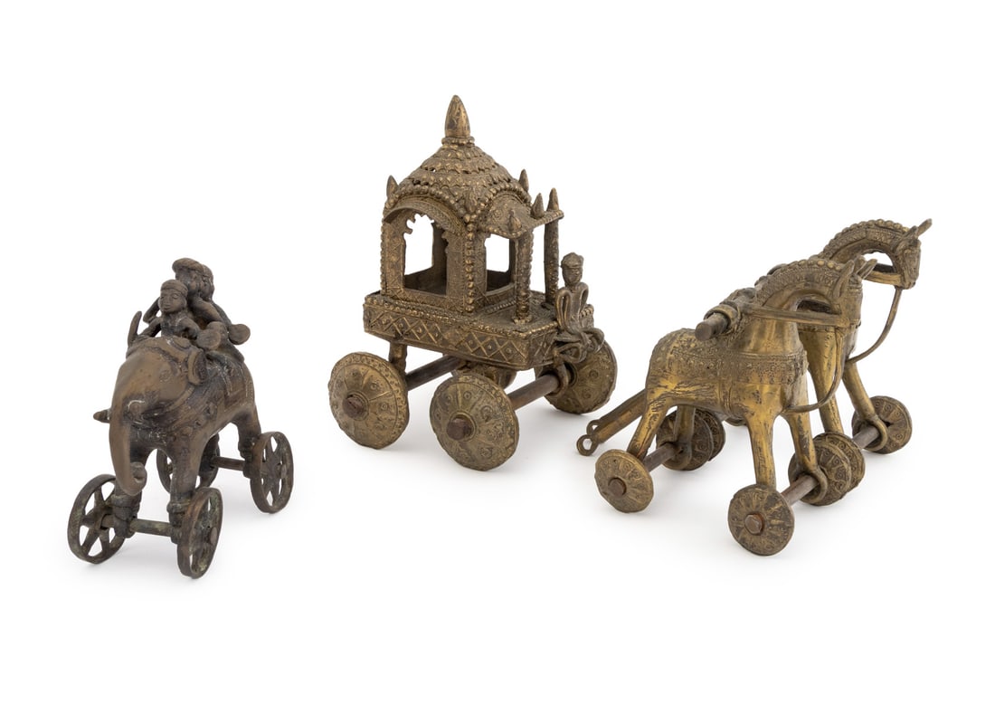 Indian Patinated Bronze Temple Toy Sculptures, 2 (1 of 17)