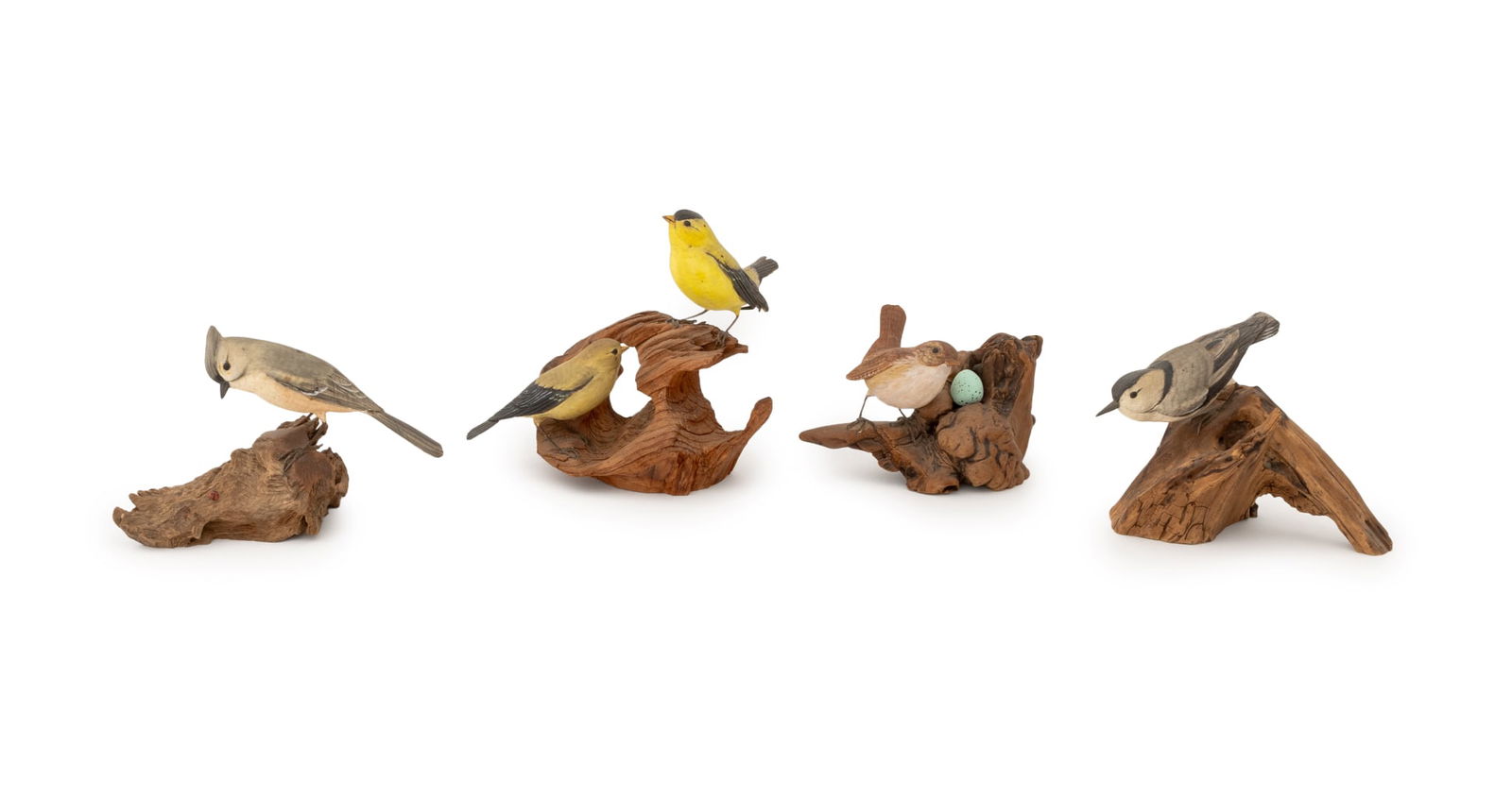 Mary M. Worrilow Painted Wood Bird Decoys, 4 (1 of 13)