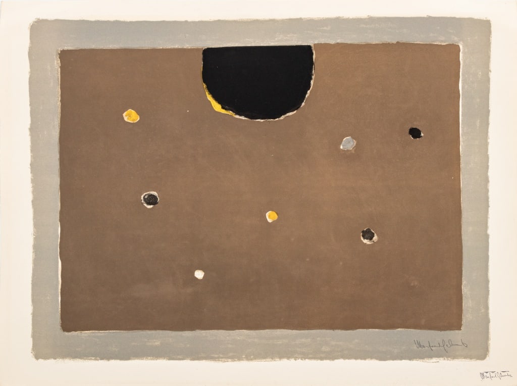 Manfred Schwartz "Somber Planet" Lithograph (1 of 6)