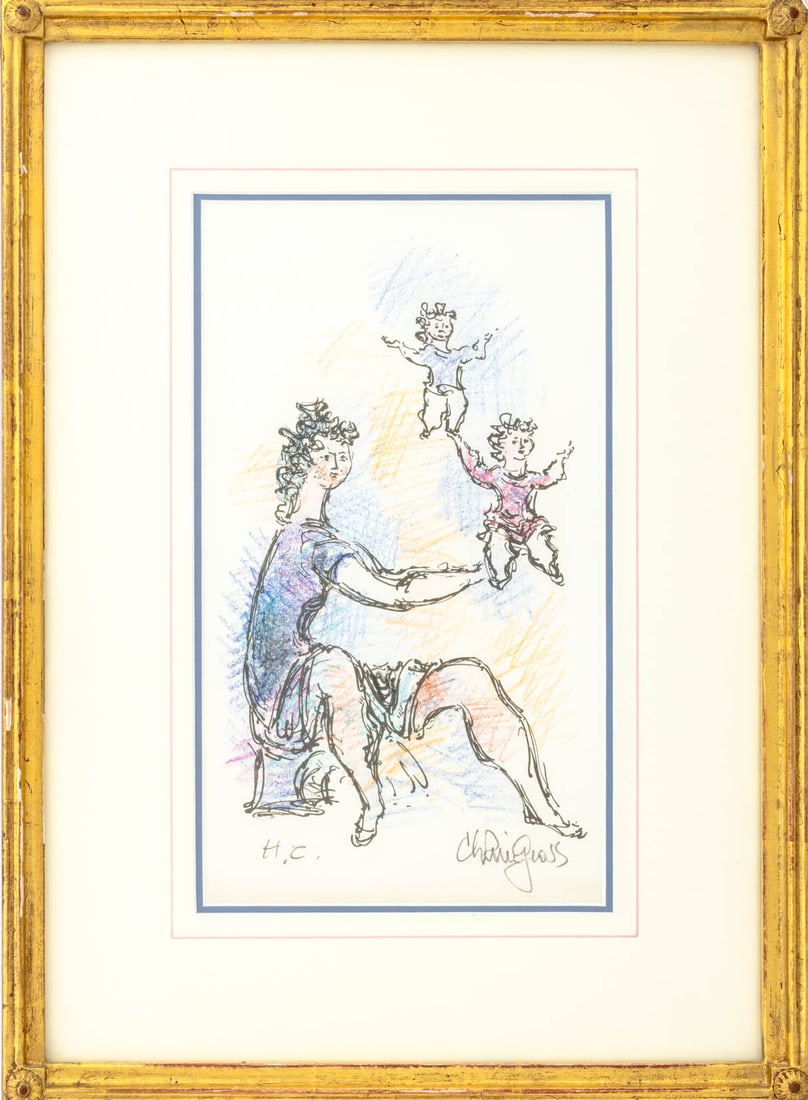Chaim Gross Dancing Mother Lithograph (1 of 5)