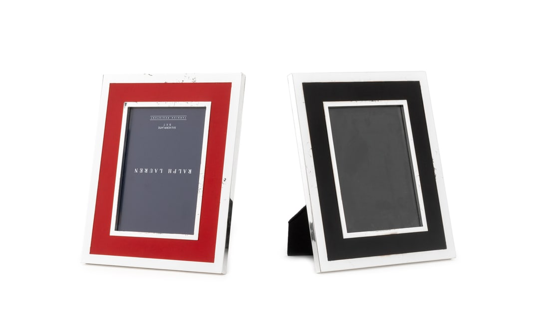 Ralph Lauren Chrome Picture Frames, Pair (1 of 10)