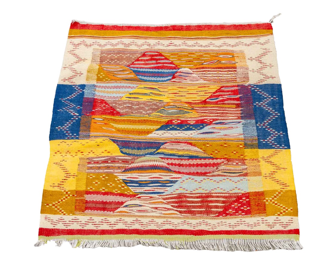 Moroccan Boucherouite Rug, 3' 4" x 3' (1 of 5)