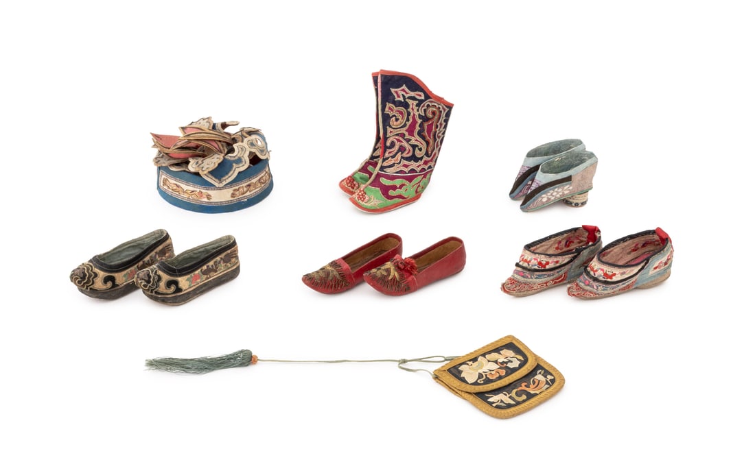 Chinese Silk Embroidered Festival Wear, 7 Pcs. (1 of 16)