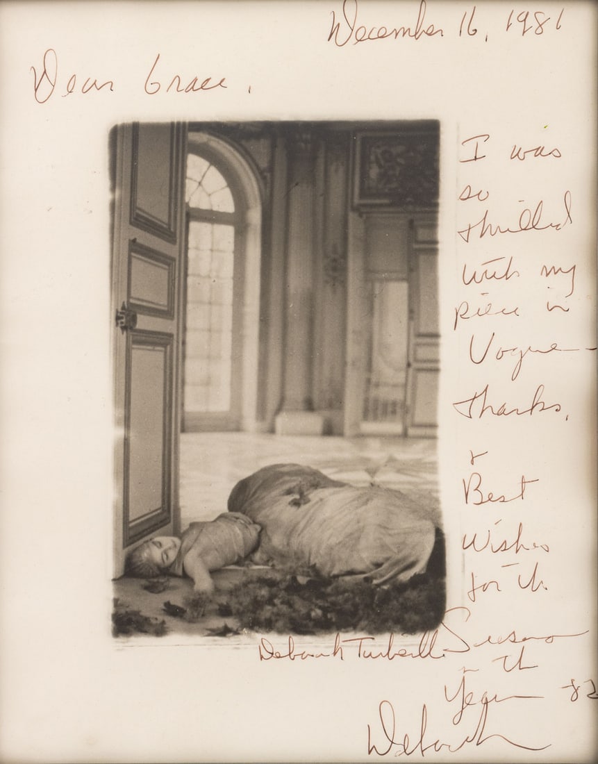 Deborah Turbeville Unseen Versailles Silver Print - 2