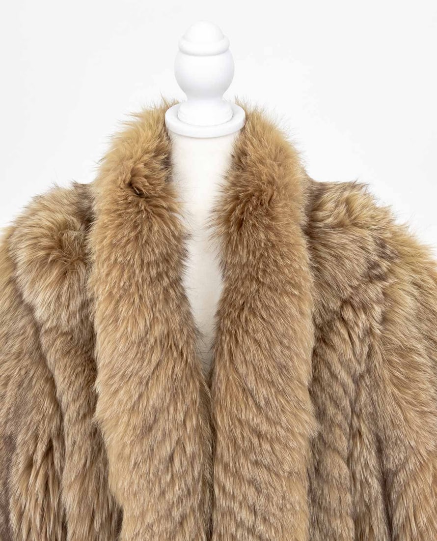Fendi Brown Fur Coat - 2