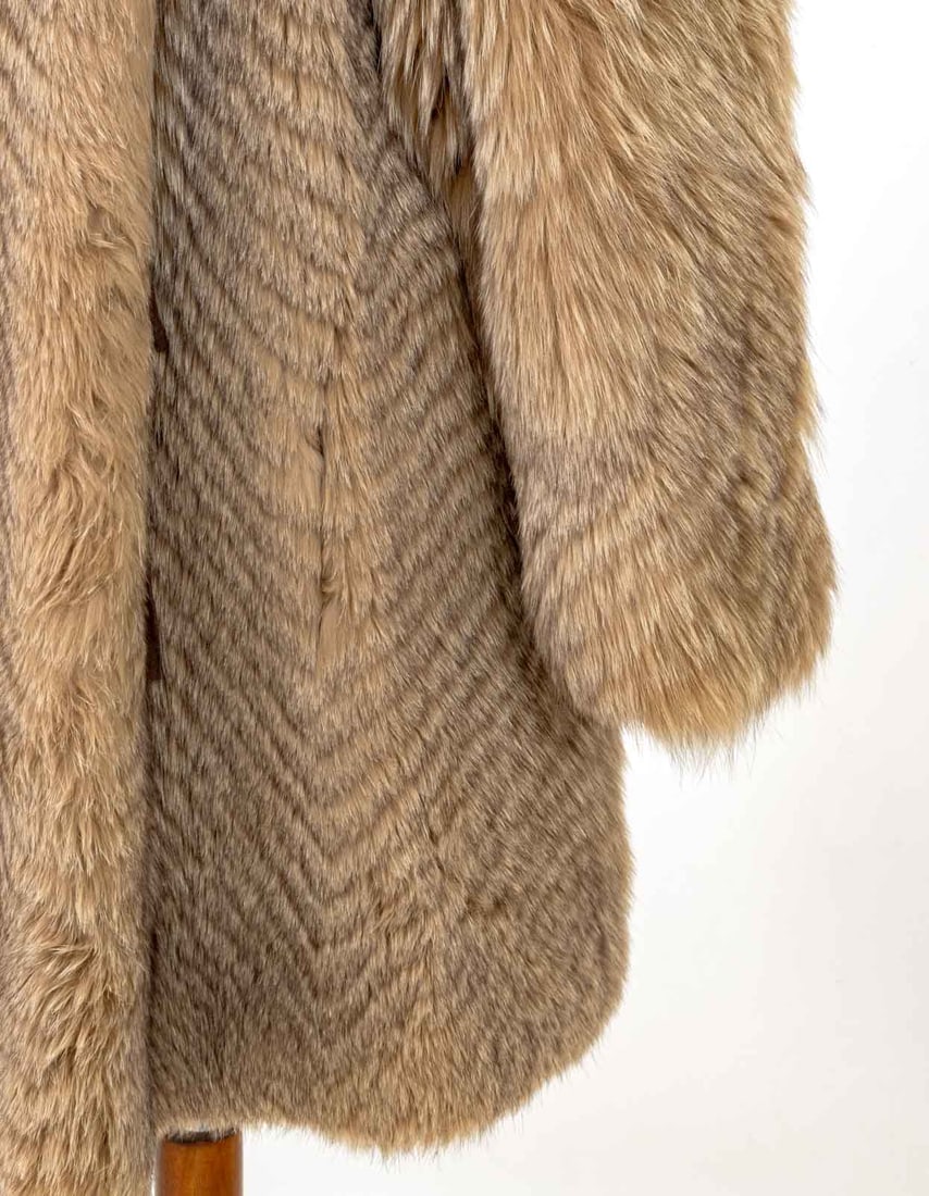 Fendi Brown Fur Coat - 3