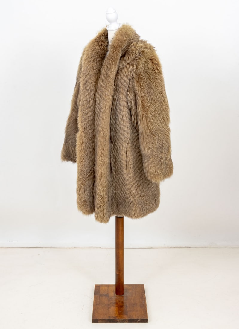 Fendi Brown Fur Coat - 4