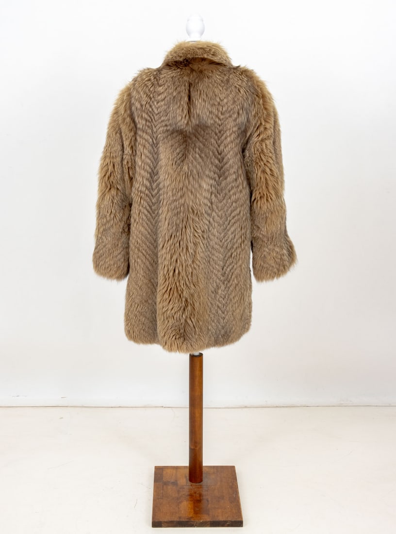 Fendi Brown Fur Coat - 6