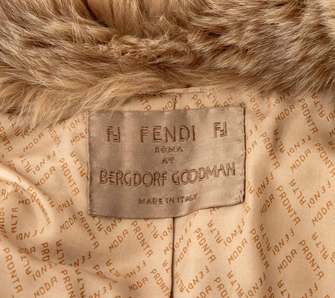 Fendi Brown Fur Coat - 8