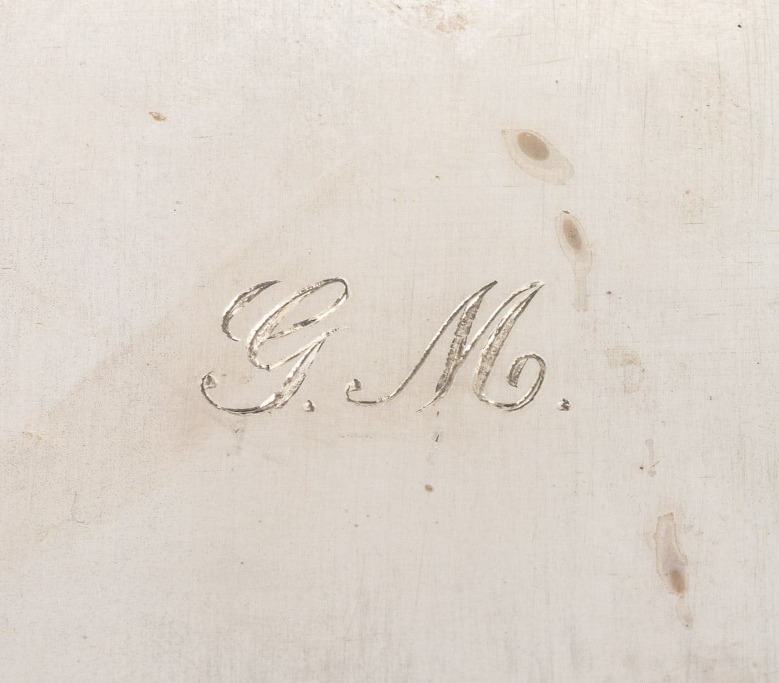 Chinese Gemstone Mounted Silver Covered Box - 8