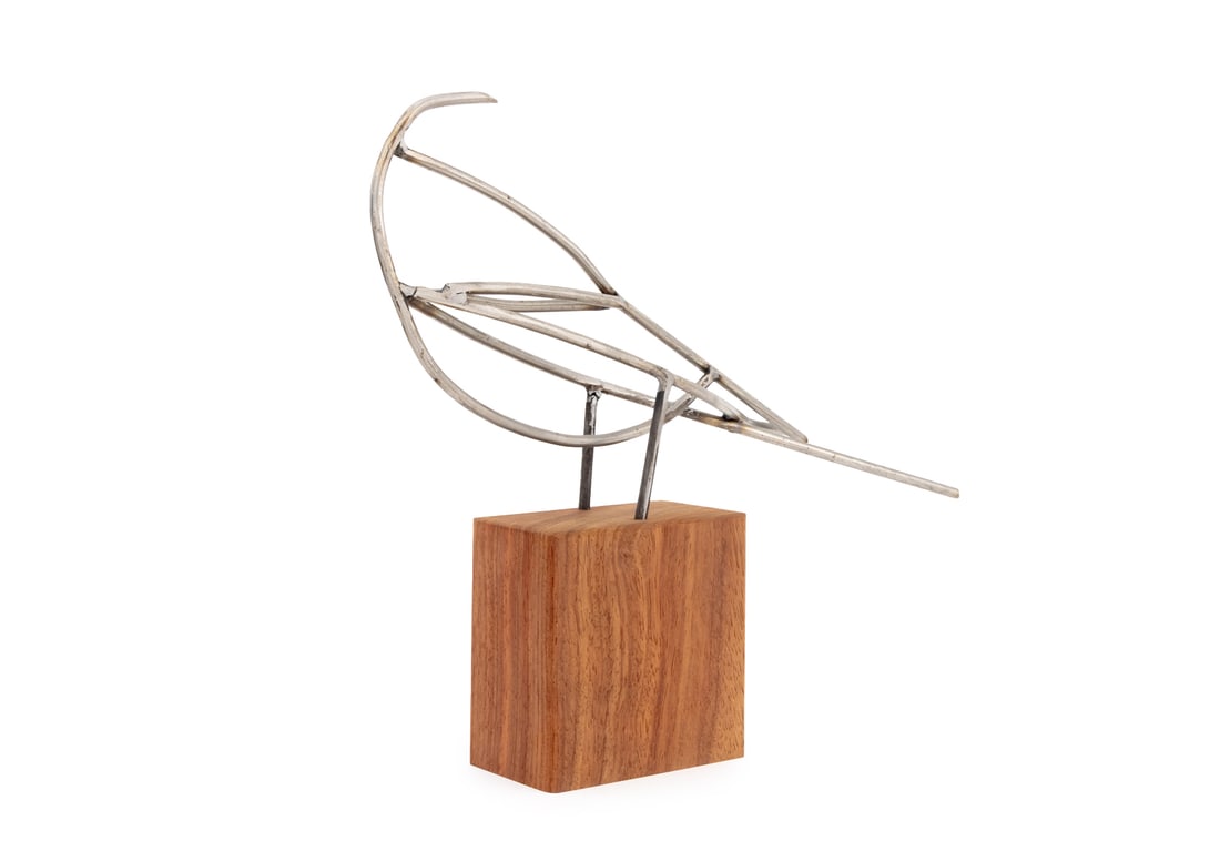 Modern Abstract Bird Welded Steel Sculpture (1 of 8)