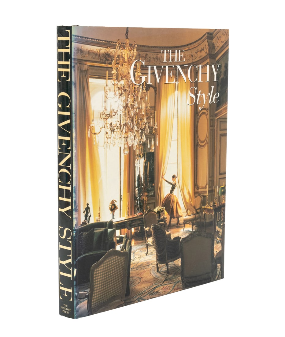 Signed "The Givenchy Style" Book, 1998: Mohrt, Francoise, "The Givenchy Style", New York: Vendome Press, 1998, signed and inscribed by Hubert de Givenchy on half-title page. 12" L x 9.25" W x 1" D. Provenance: From the Estate of American Fa