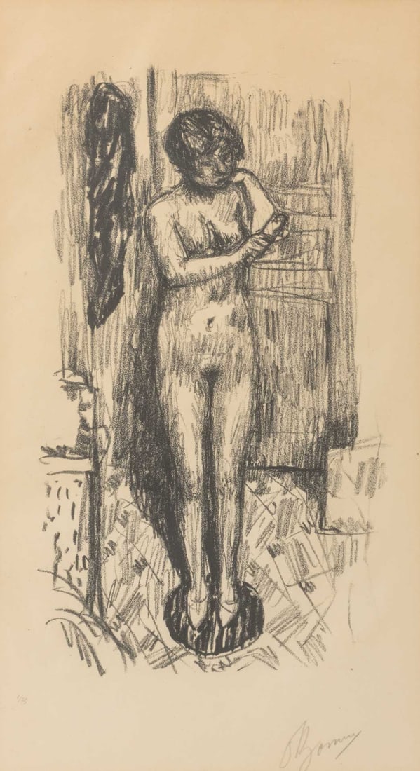 Pierre Bonnard Nude Study Lithograph, ca. 1925 - 2