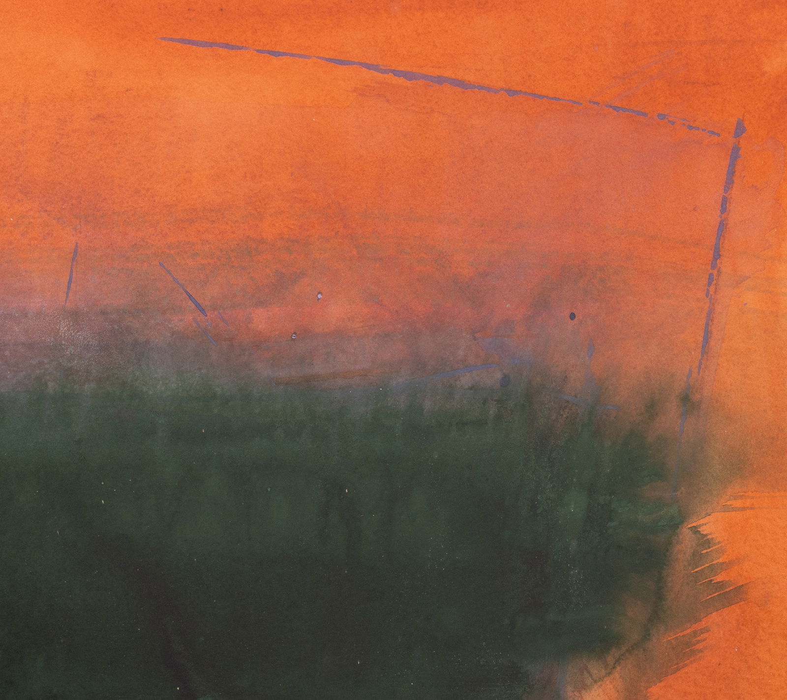 Cleve Gray Abstract Composition Watercolor, 1974 - 4