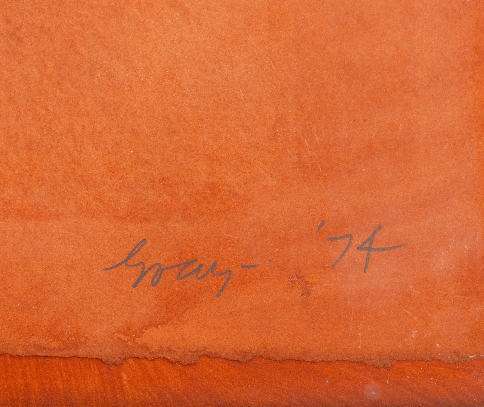 Cleve Gray Abstract Composition Watercolor, 1974 - 6