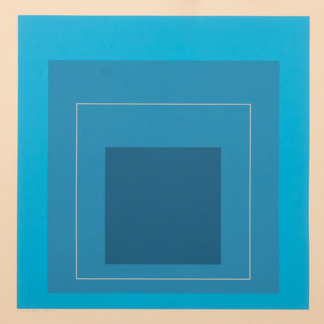 Josef Albers "White Line Square XIII" Lithograph (1 of 7)