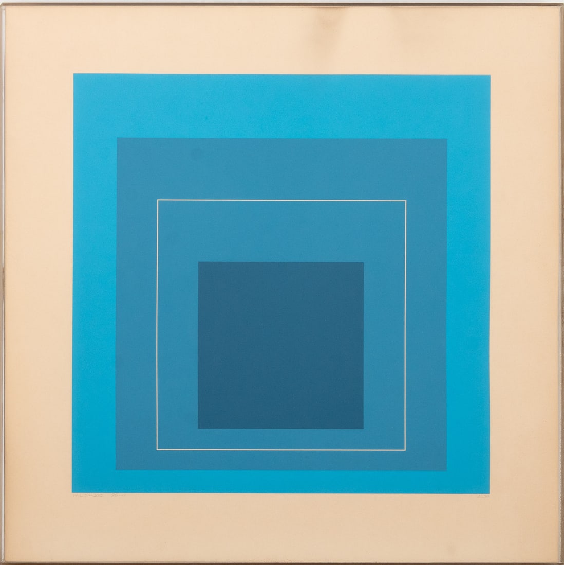 Josef Albers "White Line Square XIII" Lithograph - 2