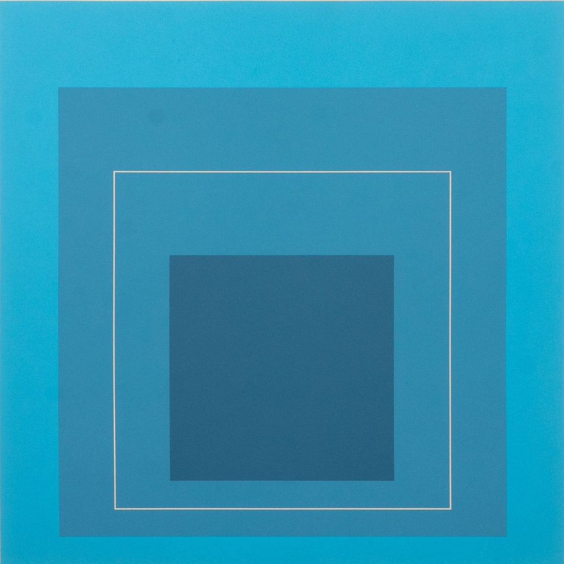 Josef Albers "White Line Square XIII" Lithograph - 3