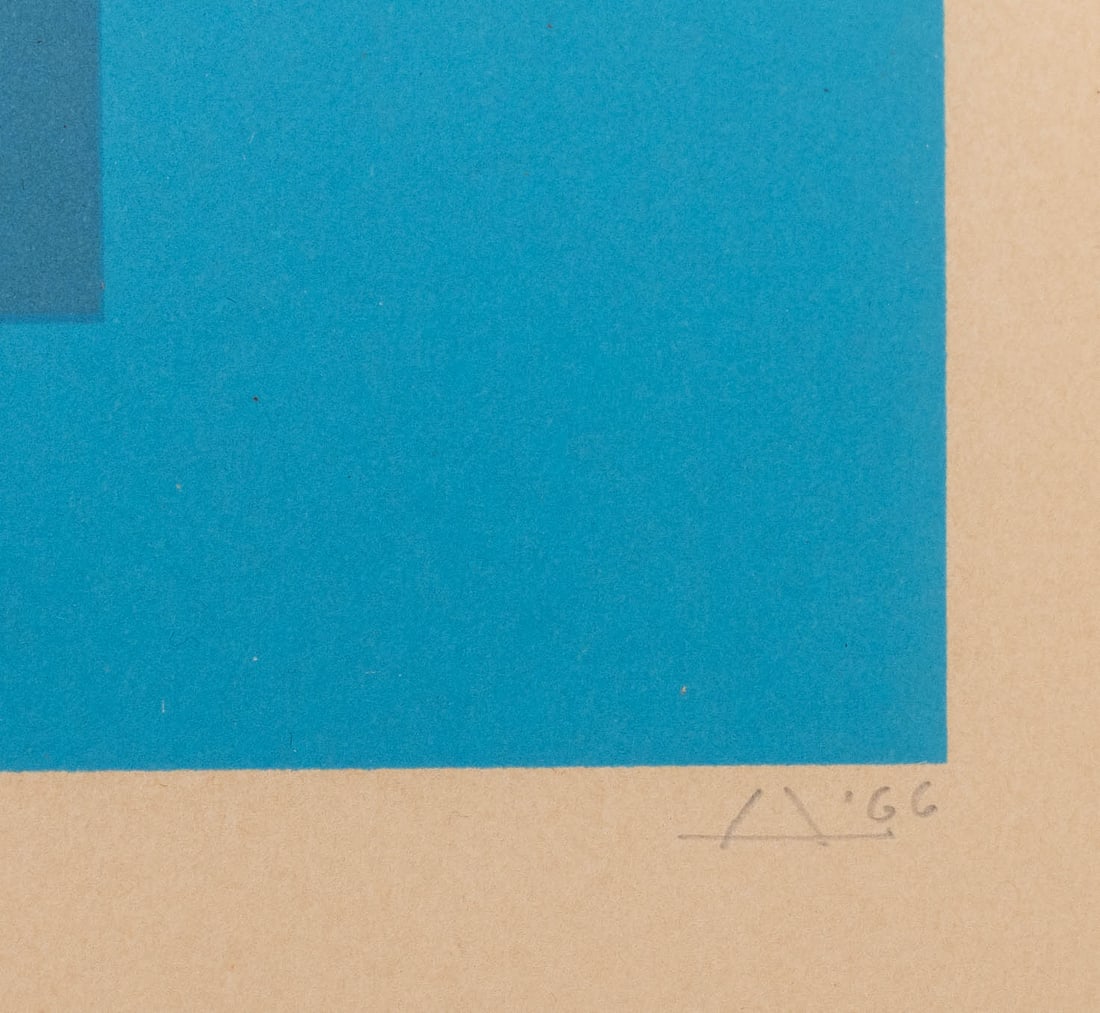 Josef Albers "White Line Square XIII" Lithograph - 5