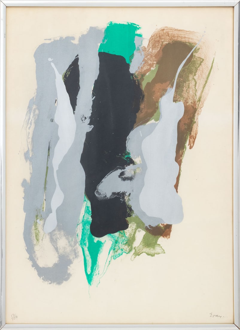 Cleve Gray Untitled Abstract Composition Serigraph (1 of 7)