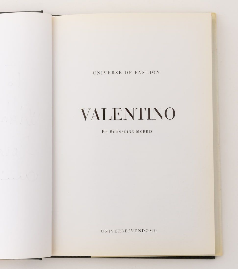 Signed Books on Valentino and Geoffrey Beene, 2 - 5